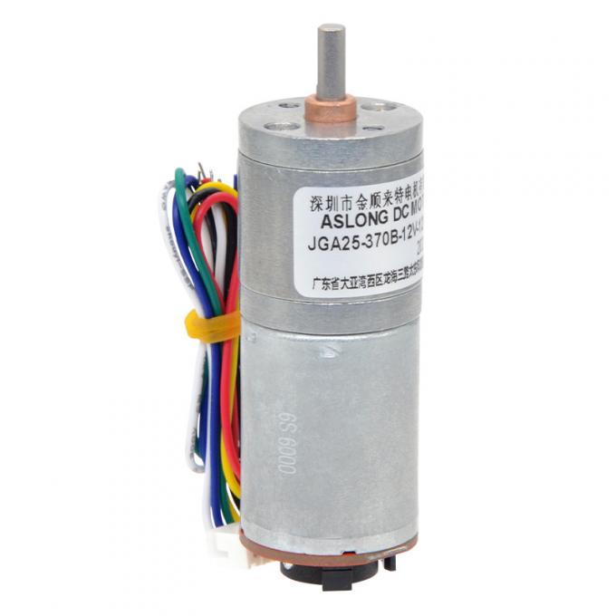 6v 12v 25mm Brushed DC Gear Motor Encoder JGA25-370B Wysoki moment obrotowy 25mm Brushed DC Gear Motor 18