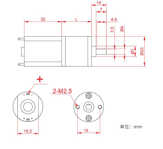 12V mikromotor redukcyjny stałego prądu JGA20-180 mikromotor redukcyjny stałego prądu magnetyczny niskiej prędkości 2