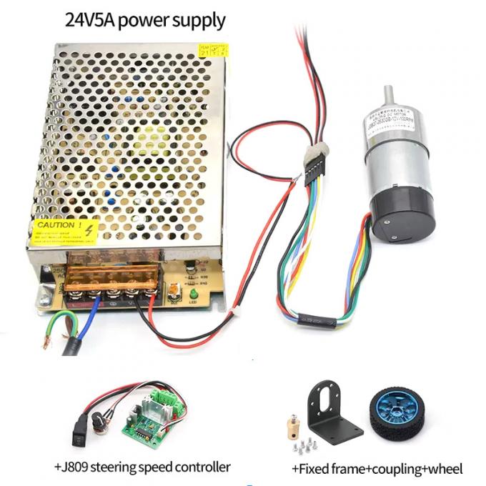 Silnik z wałkiem mimośrodowym o wysokim momencie obrotowym 1600 obr./min 37 mm Osłona ochronna enkodera Halla 11