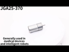 Mały silnik ASLONG JGA25-370 6/12/24 V 7,5-1931 obr./min Czysty metal szczotkowany silnik redukcyjny prądu stałego