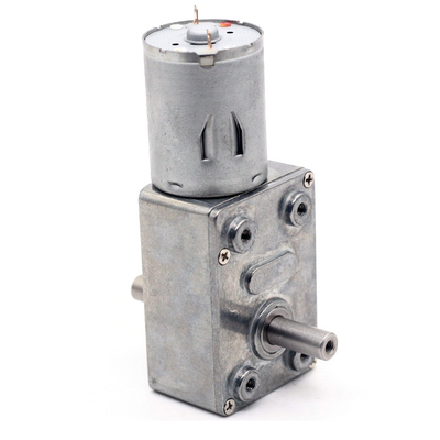 ASLONG JGY-370 6/12/24V 9-230RPM Samozamykający się silnik worm gear 370 Micro Metal Gear Motor Dual Axis DC Motor