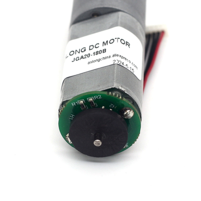 JGA20-180B 12V 21RPM 1:374 12v Dc Motor Z Encoderem Micro Dc Gear Motor Z Encoderem