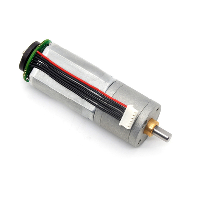 Mały Encoder Dc Sprzęgłowy Motor JGA20-180B 12V 258RPM 1:31 Mikromotory Encoder Dc Motor Piszcz