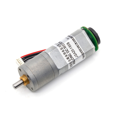 Mały Encoder Dc Sprzęgłowy Motor JGA20-180B 12V 258RPM 1:31 Mikromotory Encoder Dc Motor Piszcz