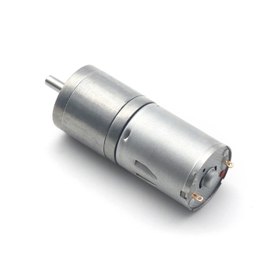Wysoki moment obrotowy Wysokiej prędkości Mikromotory elektryczne JGA25-370 24V 7.5RPM 25mm Dc Niski prędkości silnik
