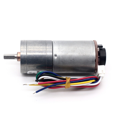 6v 12v 25mm Brushed DC Gear Motor Encoder JGA25-370B Wysoki moment obrotowy 25mm Brushed DC Gear Motor