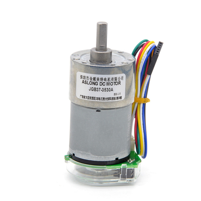 Wysoki moment obrotowy 24V 59RPM JGB37-3530A Wysoki moment obrotowy Niska prędkość prędkość biegów prądu stałego silnik elektryczny 37mm